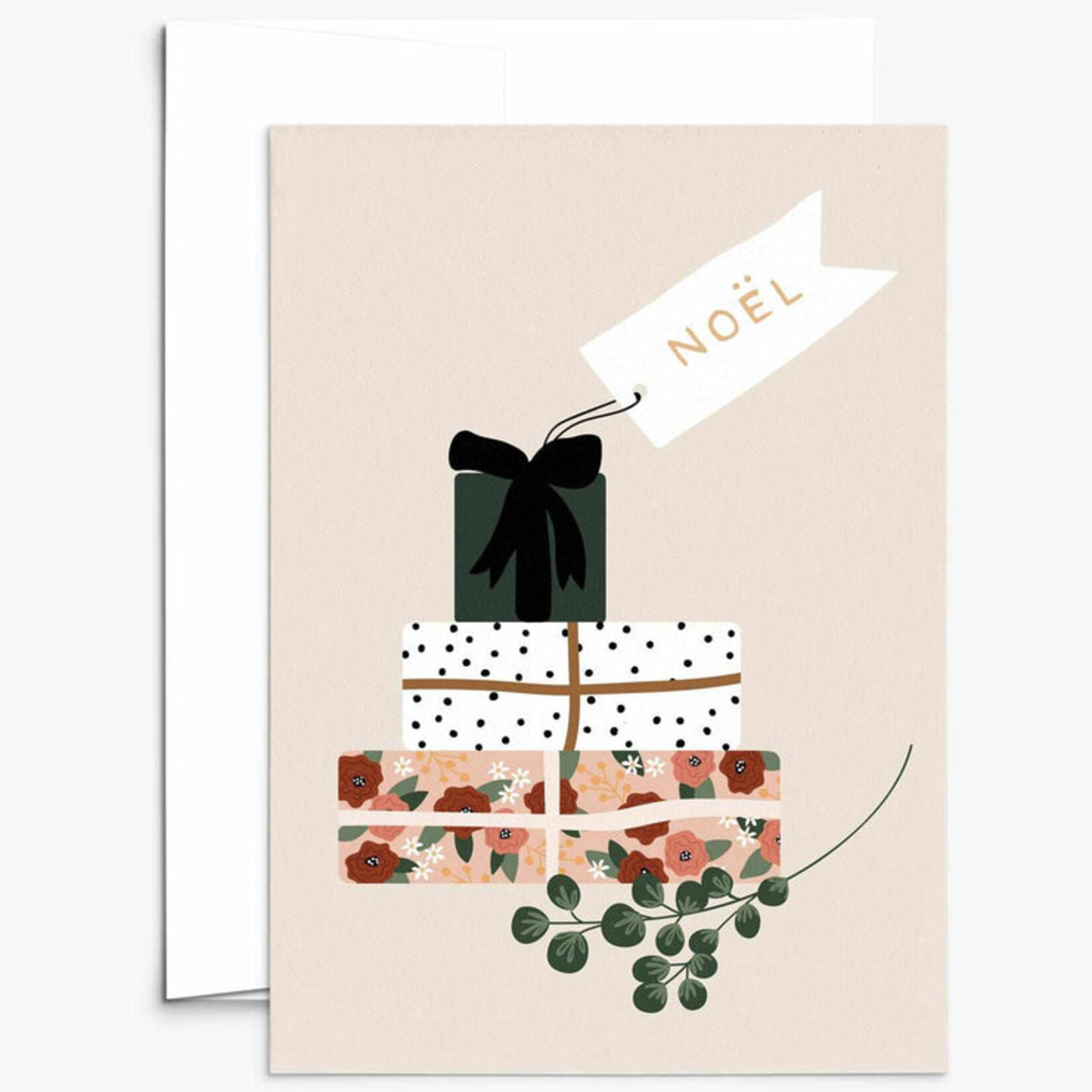 Mimi & August Carte de voeux cadeau de noel