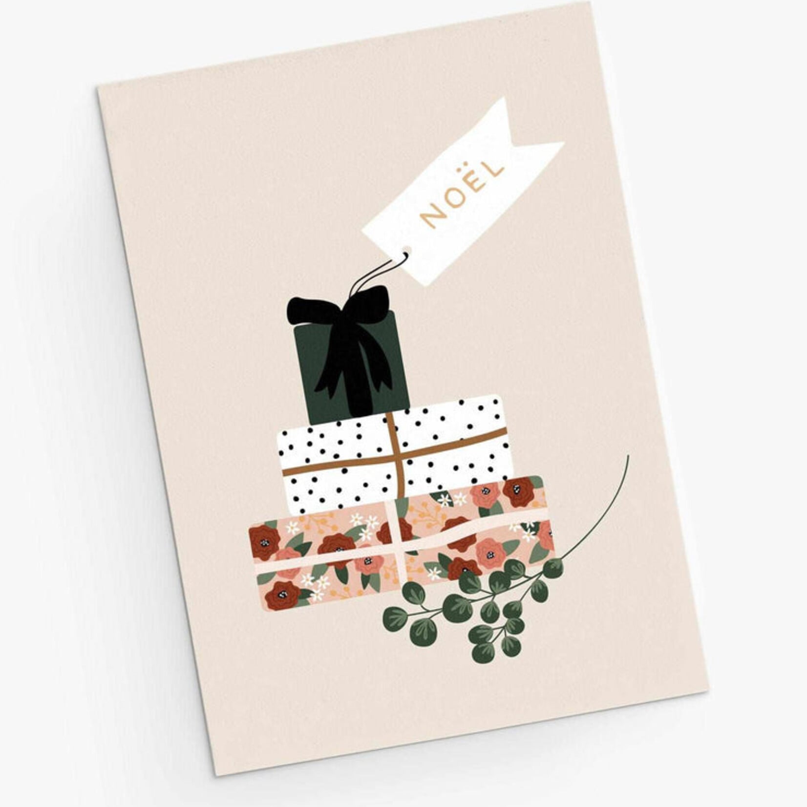 Mimi & August Carte de voeux cadeau de noel