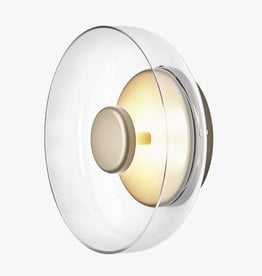 Nuura Blossi wall light by Sofie Refer | Nordic gold/optic clear