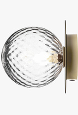 Nuura Liila 1 wall light by Sofie Refer | M | Nordic gold/optic clear