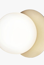 Nuura Liila 1 wall light by Sofie Refer | M | Nordic gold/opal white