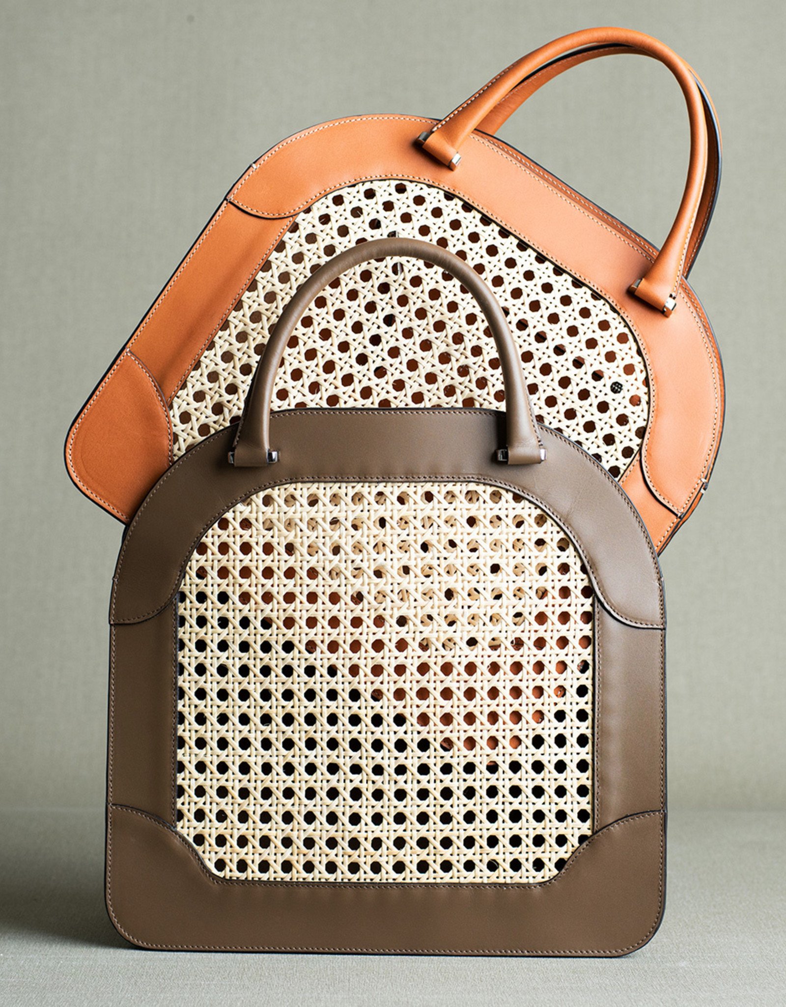 Rattan Bag 125 by Palmgrens | Rock leather