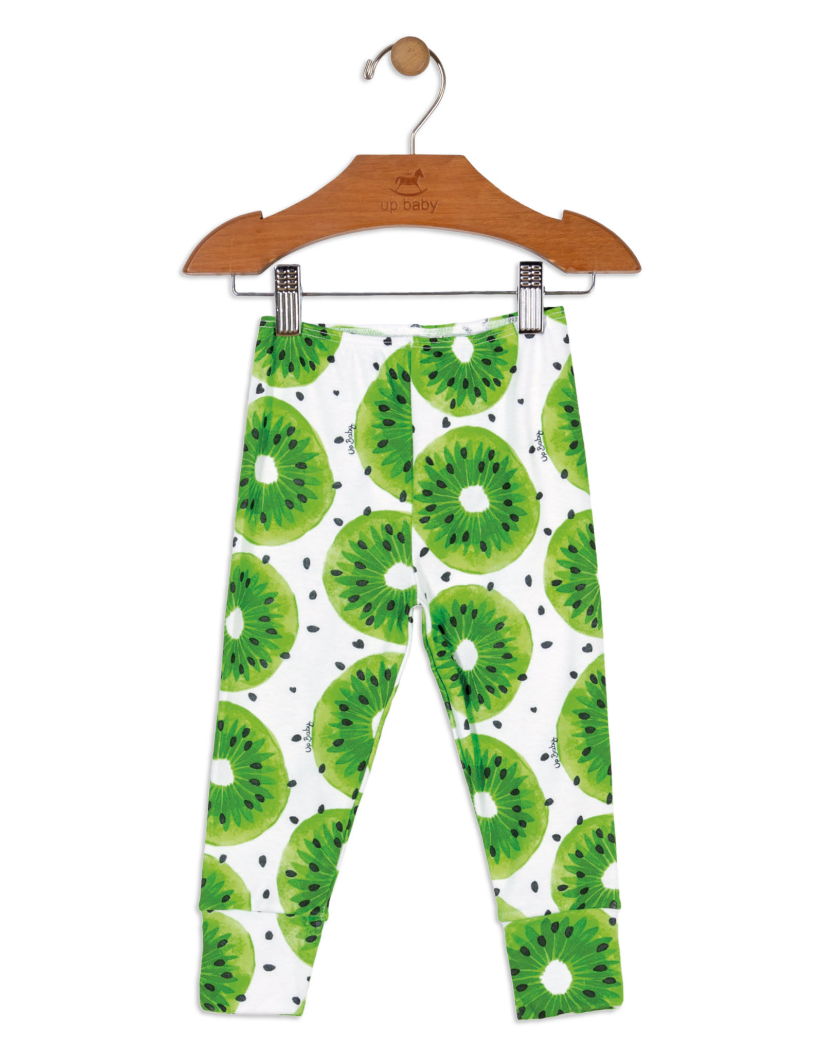 green baby leggings