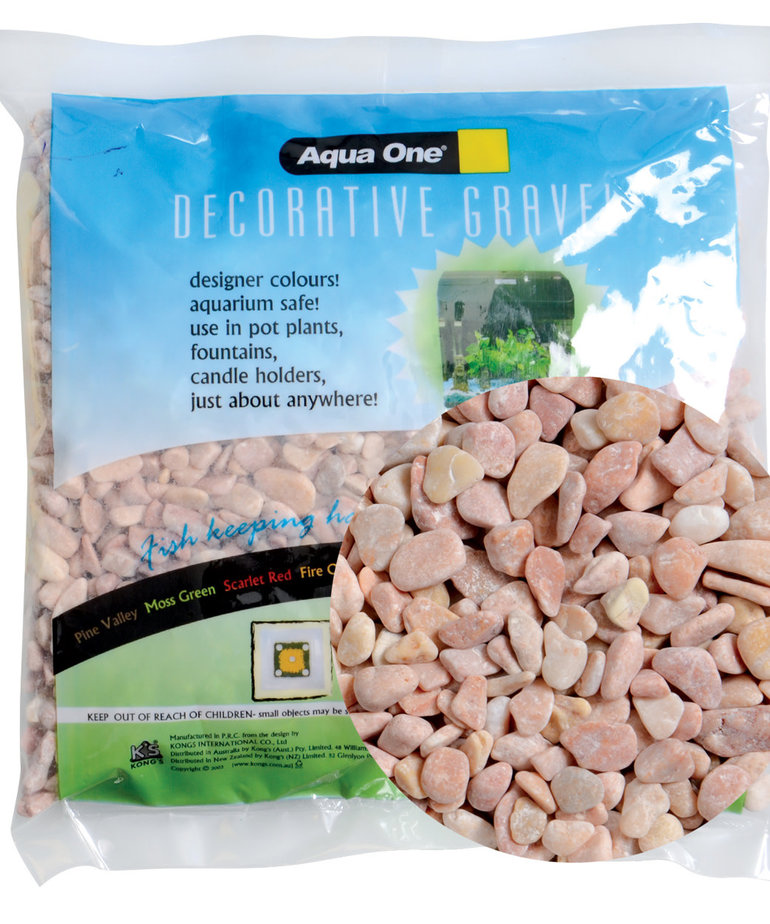 AQUA ONE Decorative Gravel - Red Hot - 500 g