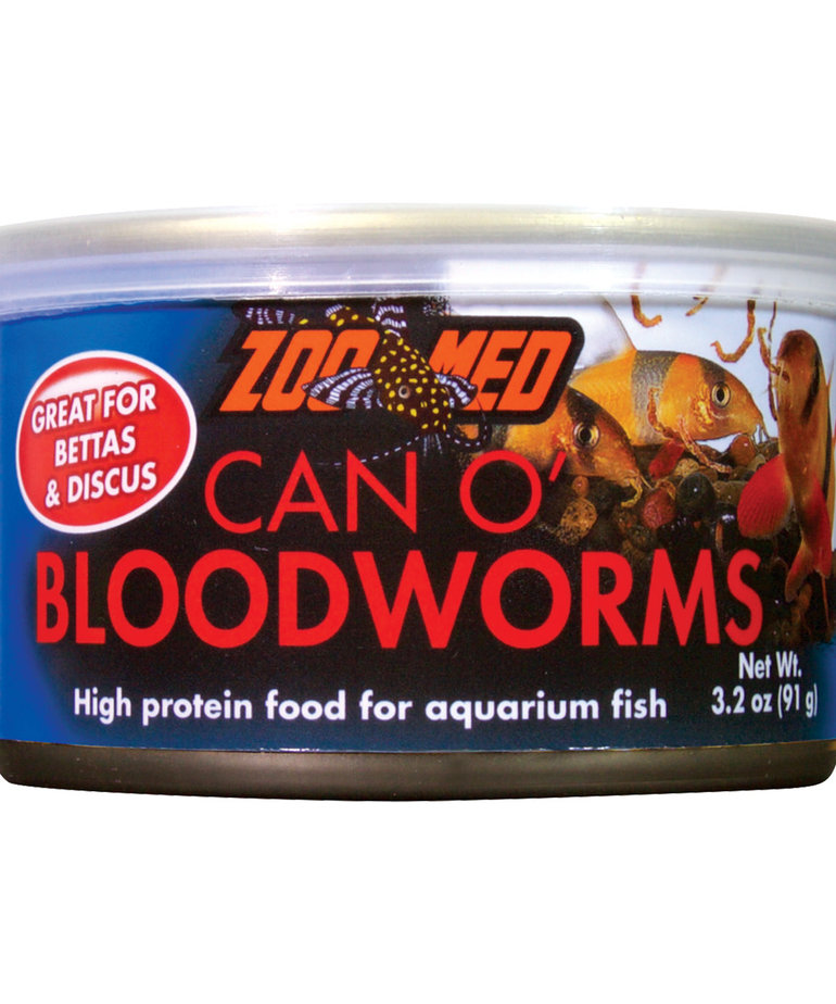 ZOO MED Can O' Bloodworms - 3.2 oz