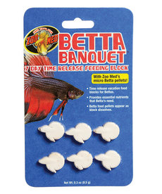 ZOO MED Betta Banquet 7 Day Feeding Blocks - 6 pk