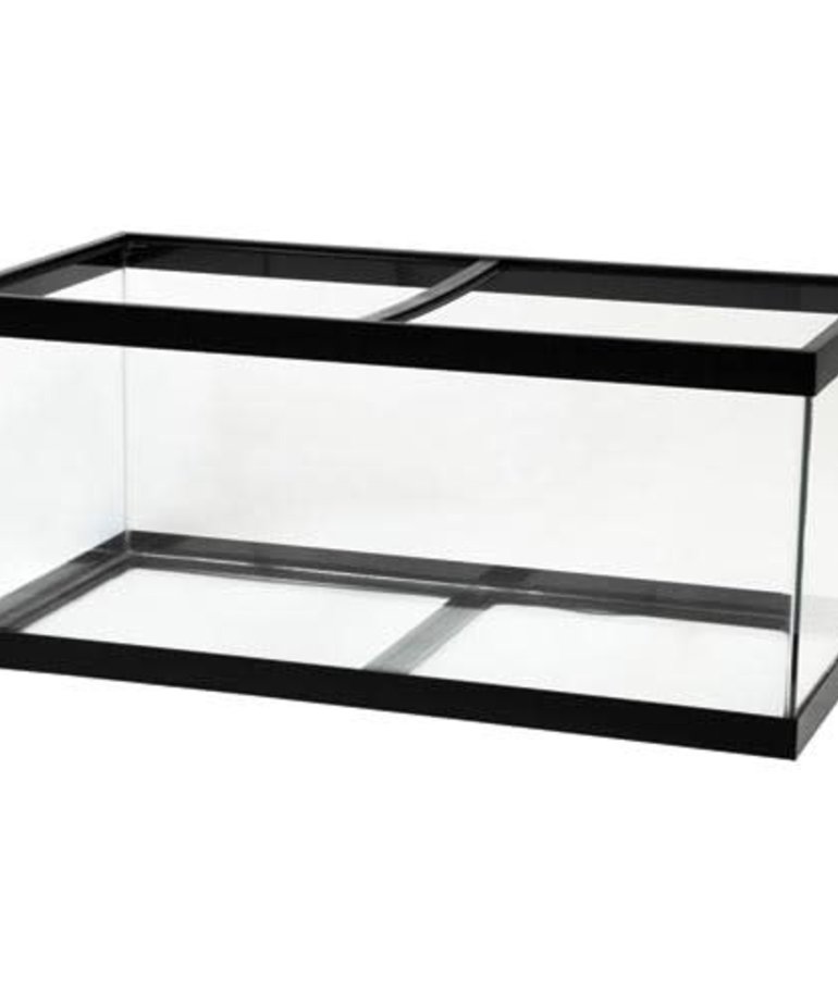 AQUEON Standard Aquarium - Black Frame - 55 gal - Clear Silicone