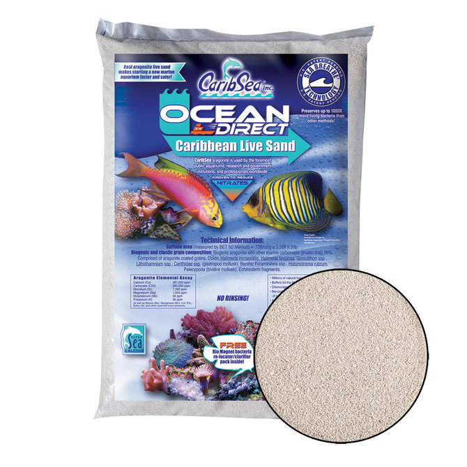 Sable pour aquarium Corail moyen : 5kg Aquarium Systems
