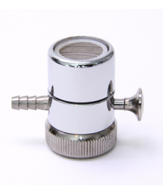 Chrome diverter valve- High pressure for 1/4" tubing