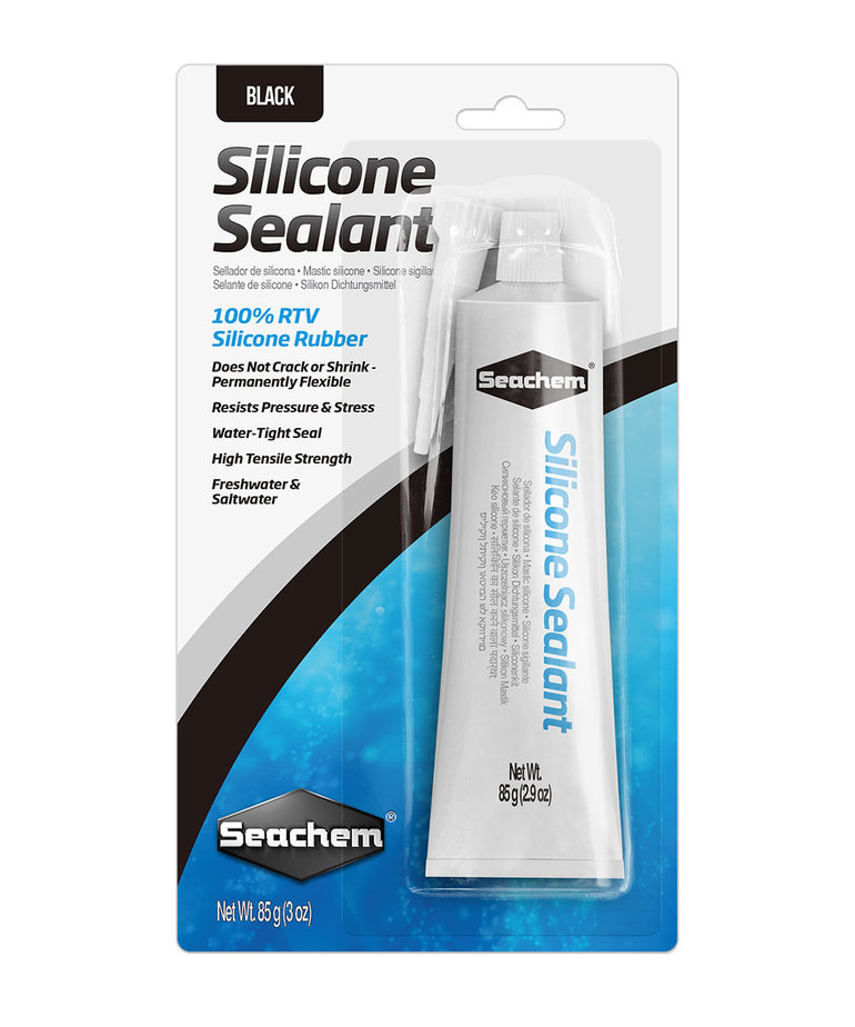 Seachem SEACHEM Silicone Sealant - 3 oz - Black
