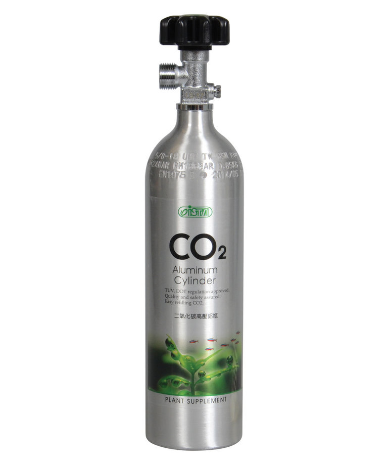 ISTA CO2 Aluminum Cylinder - 1L - Face Side