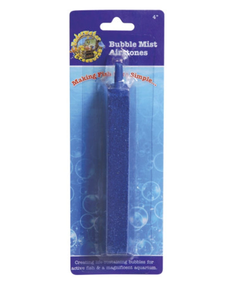 UNDERWATER TREASURES Bubble Mist Airstone - Rectangular 4''