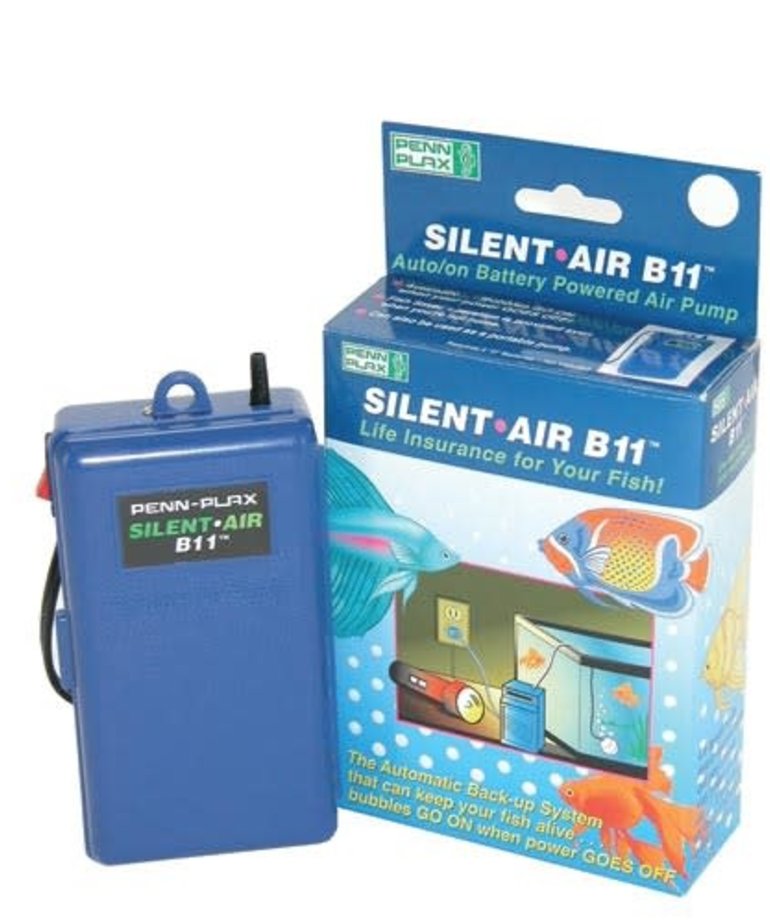 Penn Plax PENN PLAX Silent Air Battery Operated Air Pump - B11