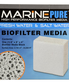 Marine Pure MARINEPURE Biofilter Media Block (8" x 8" x 4")