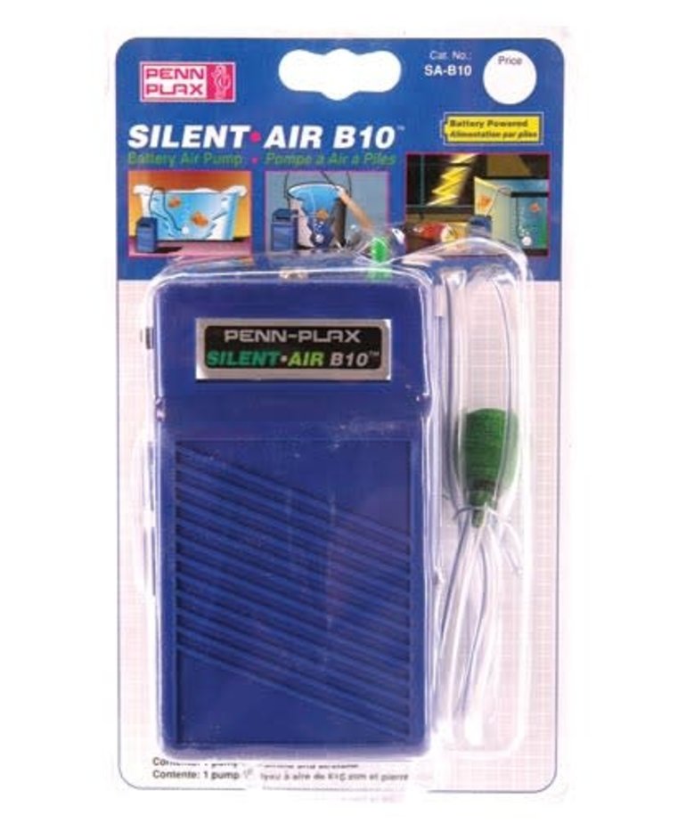 Penn Plax PENN PLAX Silent Air Battery Operated Air Pump - B10