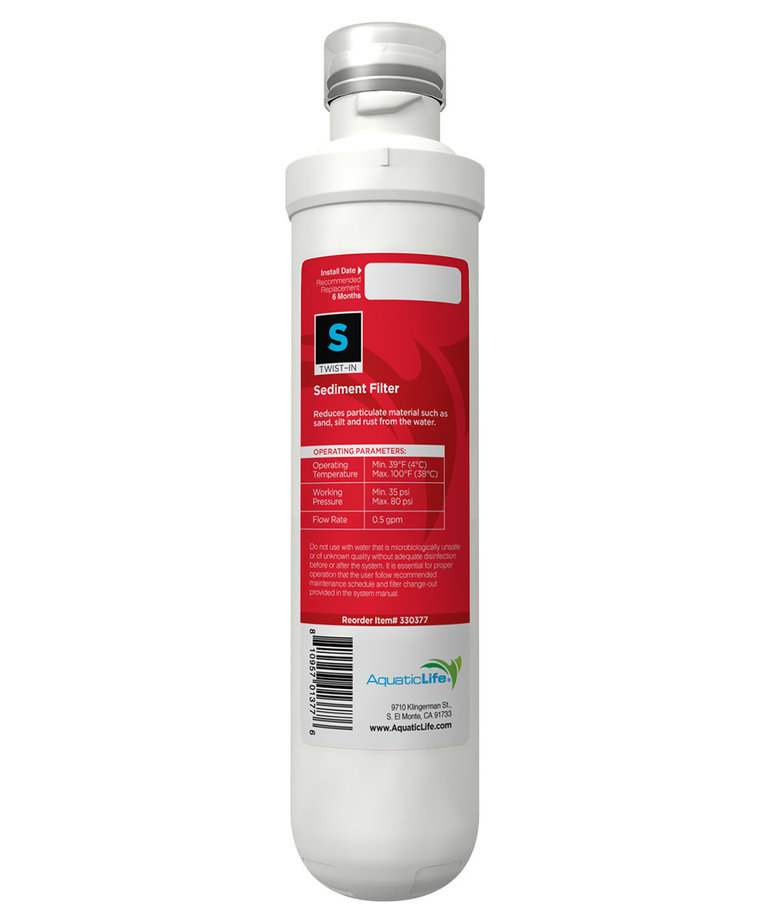 AQUATIC LIFE Twist-In Sediment Filter Cartridge