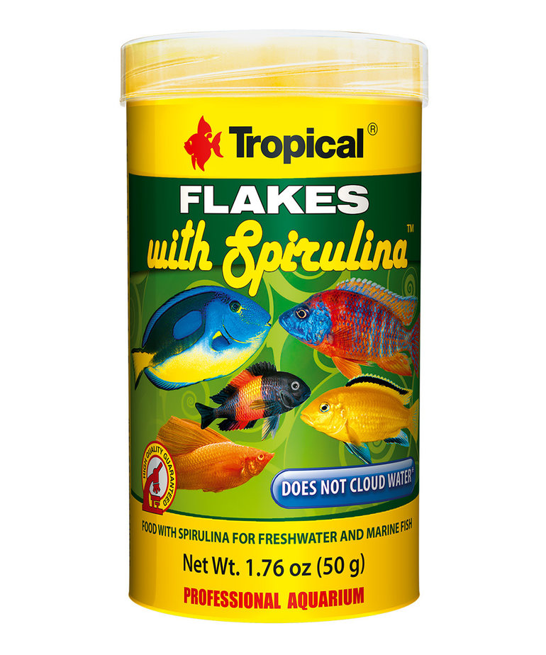 Tropical TROPICAL Flakes with Spirulina - 20g