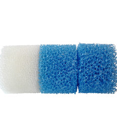 SICCE Kit 3 Foams for Micron Internal Filter - 2 Blue and 1 White