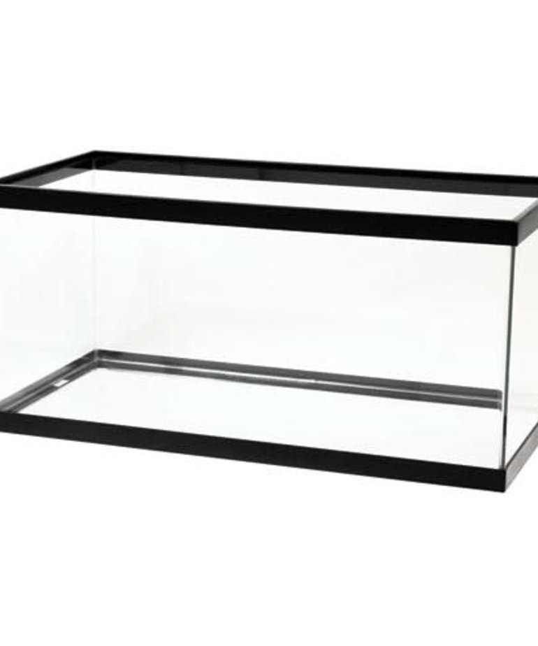 AQUEON Standard Aquarium - Black Frame - 40 gal Breeder - Clear Silicone