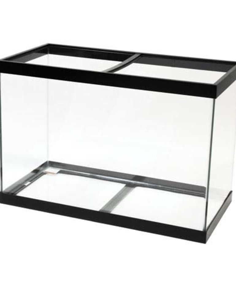 AQUEON Standard Aquarium - Black Frame - 65 gal - Clear Silicone