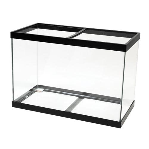 AQUEON Standard Aquarium Black Frame 65 gal Clear Silicone
