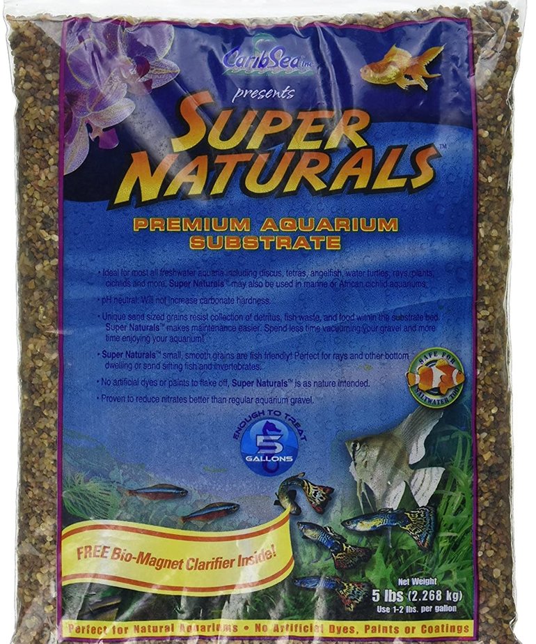 Carib Sea Super Natural premium aquarium substrate 5lbs