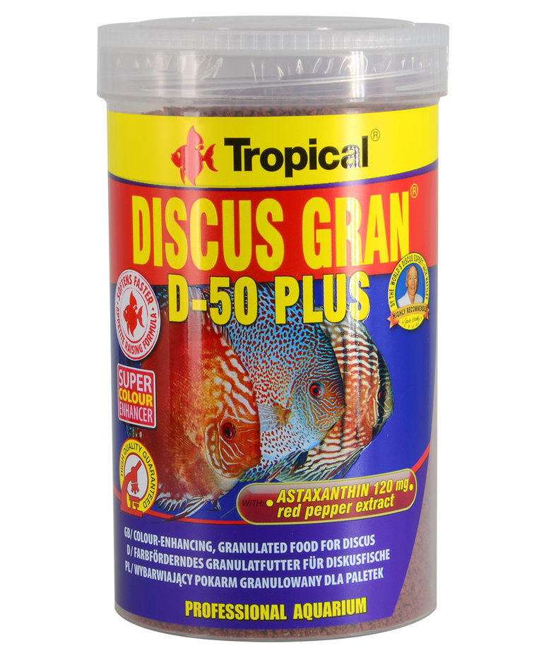 Tropical TROPICALDiscus Gran D-50 Plus Sinking Granules - 440 g