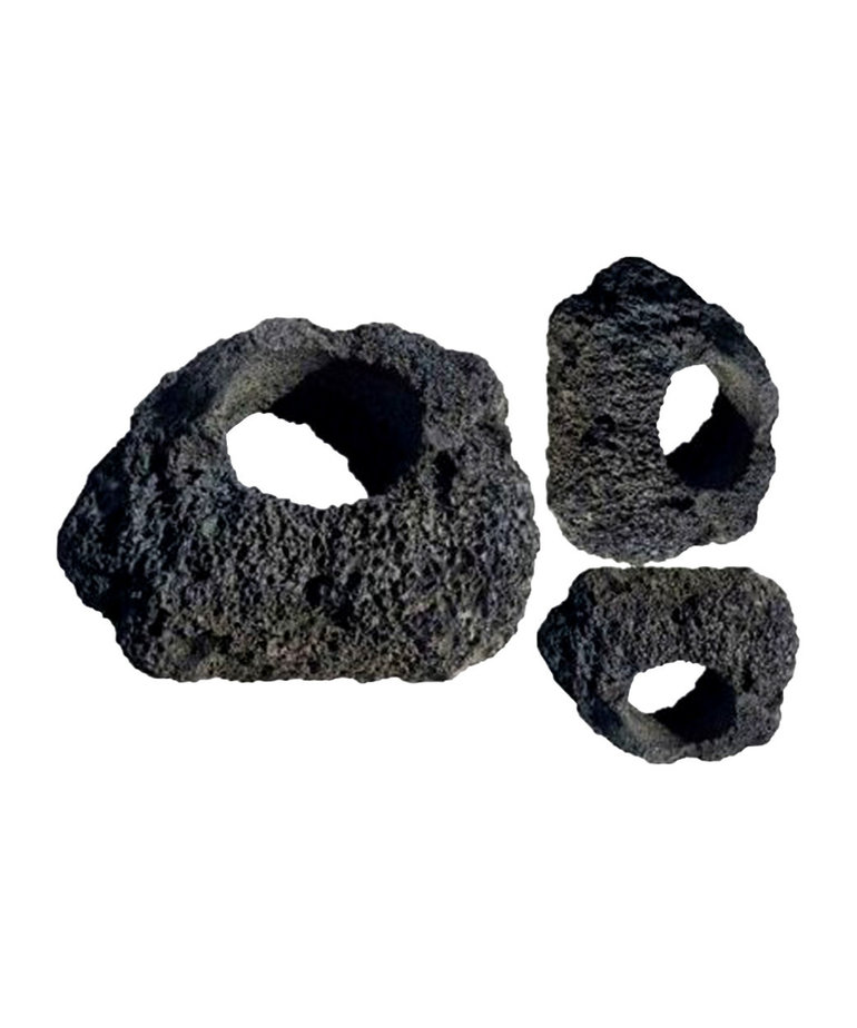 Feller stone FELLERSTONE Black Lava Rock Cave - Medium