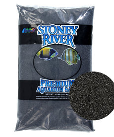 ESTES Stoney River Premium Aquarium Sand - Black - 5 lb