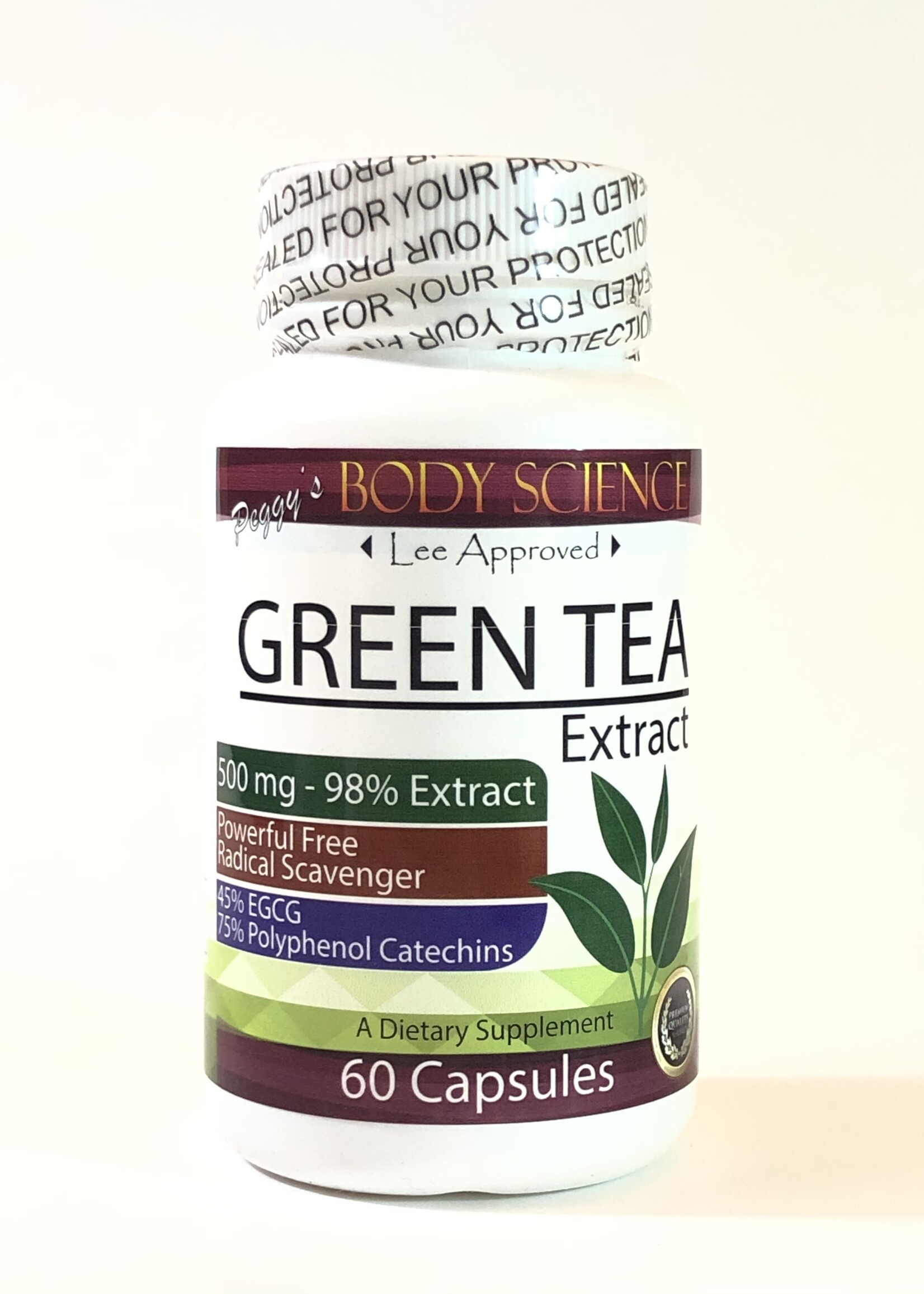 Body Science Green Tea Extract 500mg 98% (60 capsules)