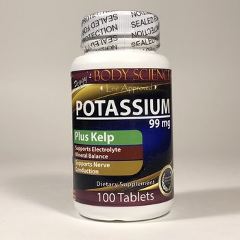 Body Science Potassium + Kelp 99mg (100 tablets)