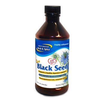 NORTH AMERICAN HERB + SPICE Black Seed Oil 8 fl oz.