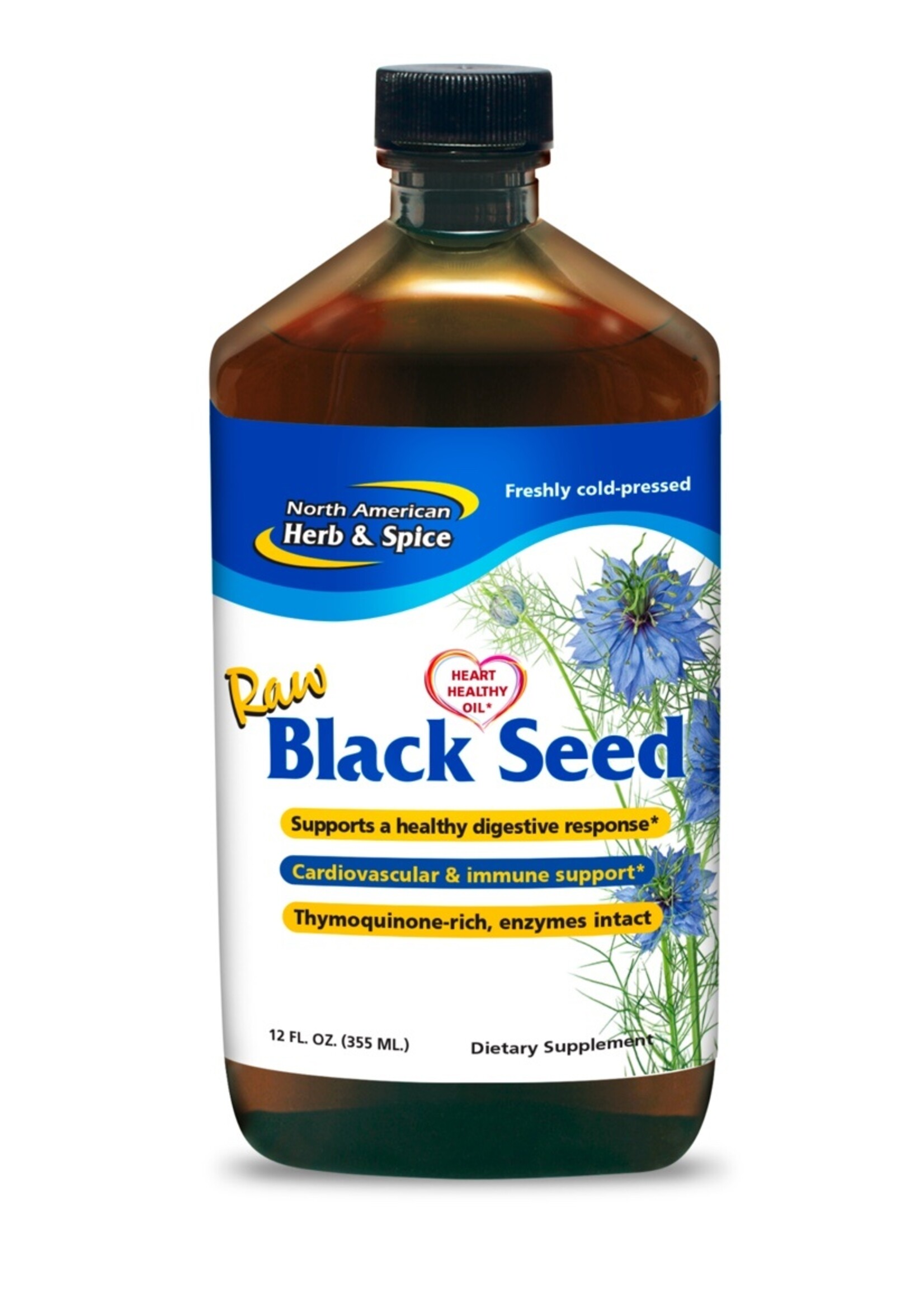 NORTH AMERICAN HERB + SPICE NAHS  Black Seed Oil 12oz