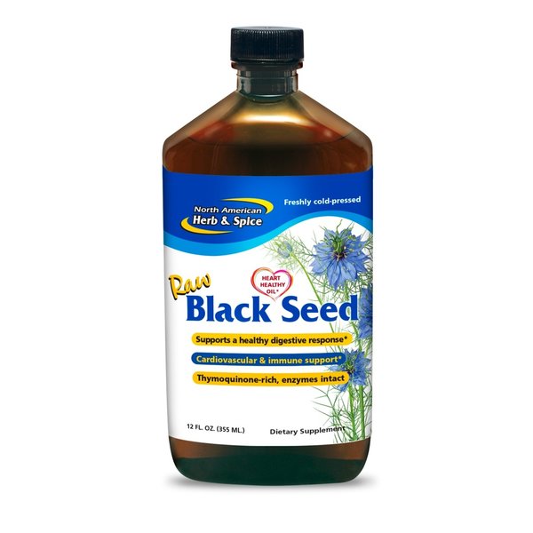 NORTH AMERICAN HERB + SPICE North American Herb & Spice Black Seed Oil 12oz