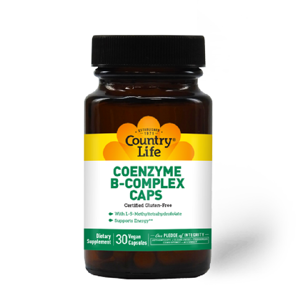 COUNTRY LIFE Coenzyme B-complex 30 Vegan Capsules