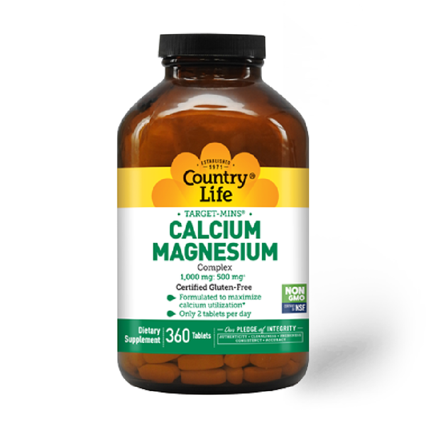 COUNTRY LIFE Calcium Magnesium Target-Mins® Complex 360 Tablets