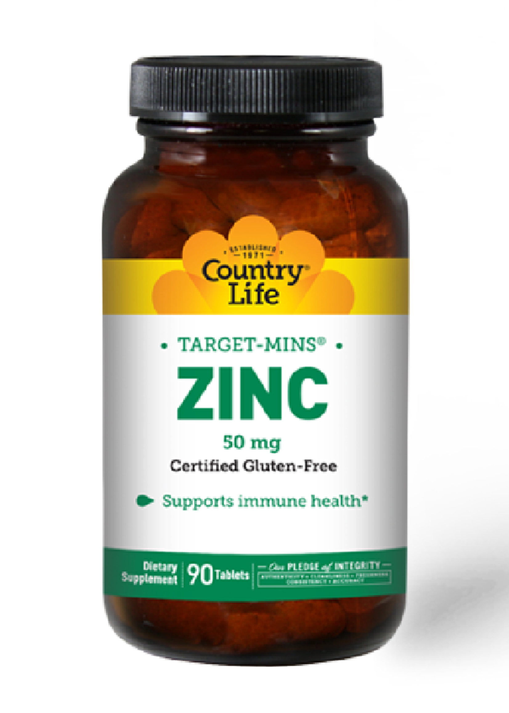 COUNTRY LIFE Target Mins  ZINC 50mg 90 Tablets