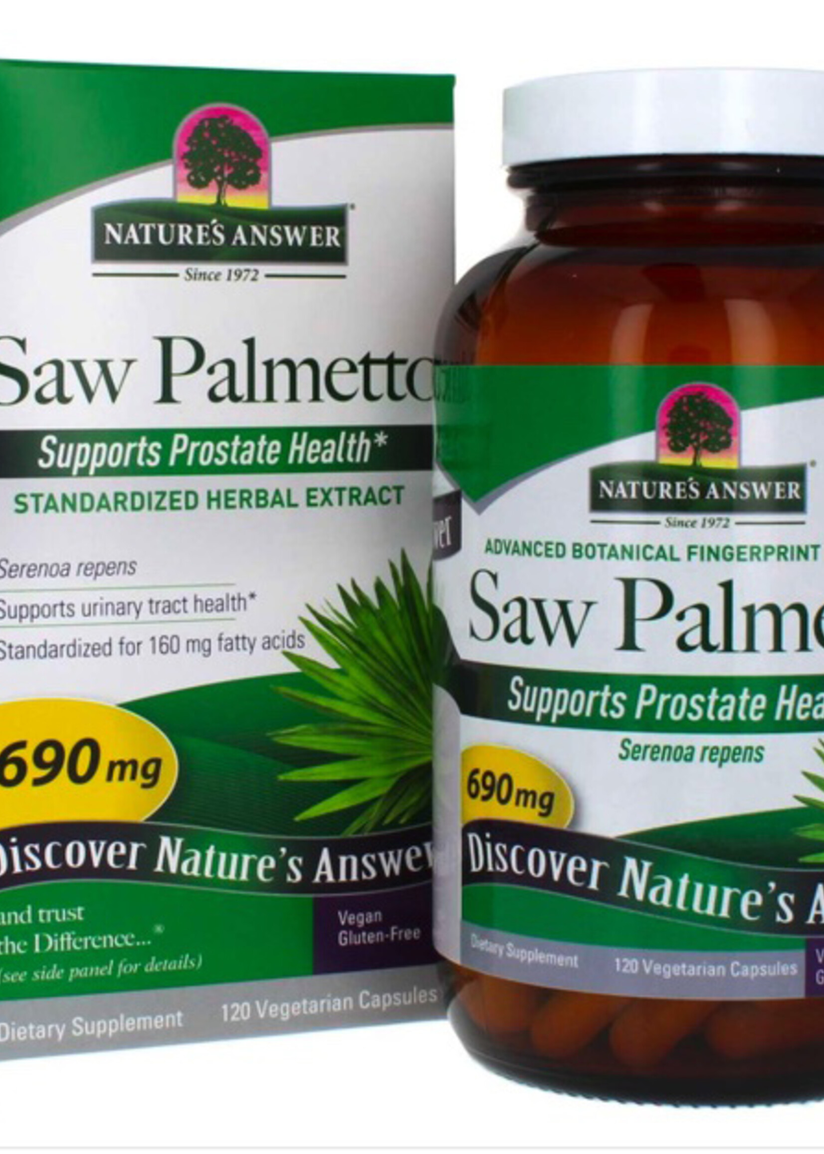 NATURES ANSWER NA Saw Palmetto Berry Ext  120 c