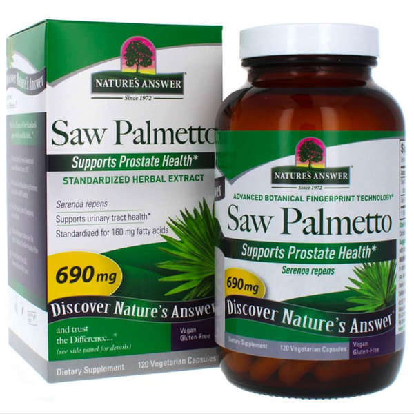 NATURES ANSWER Saw Palmetto Berry Ext  120 cap