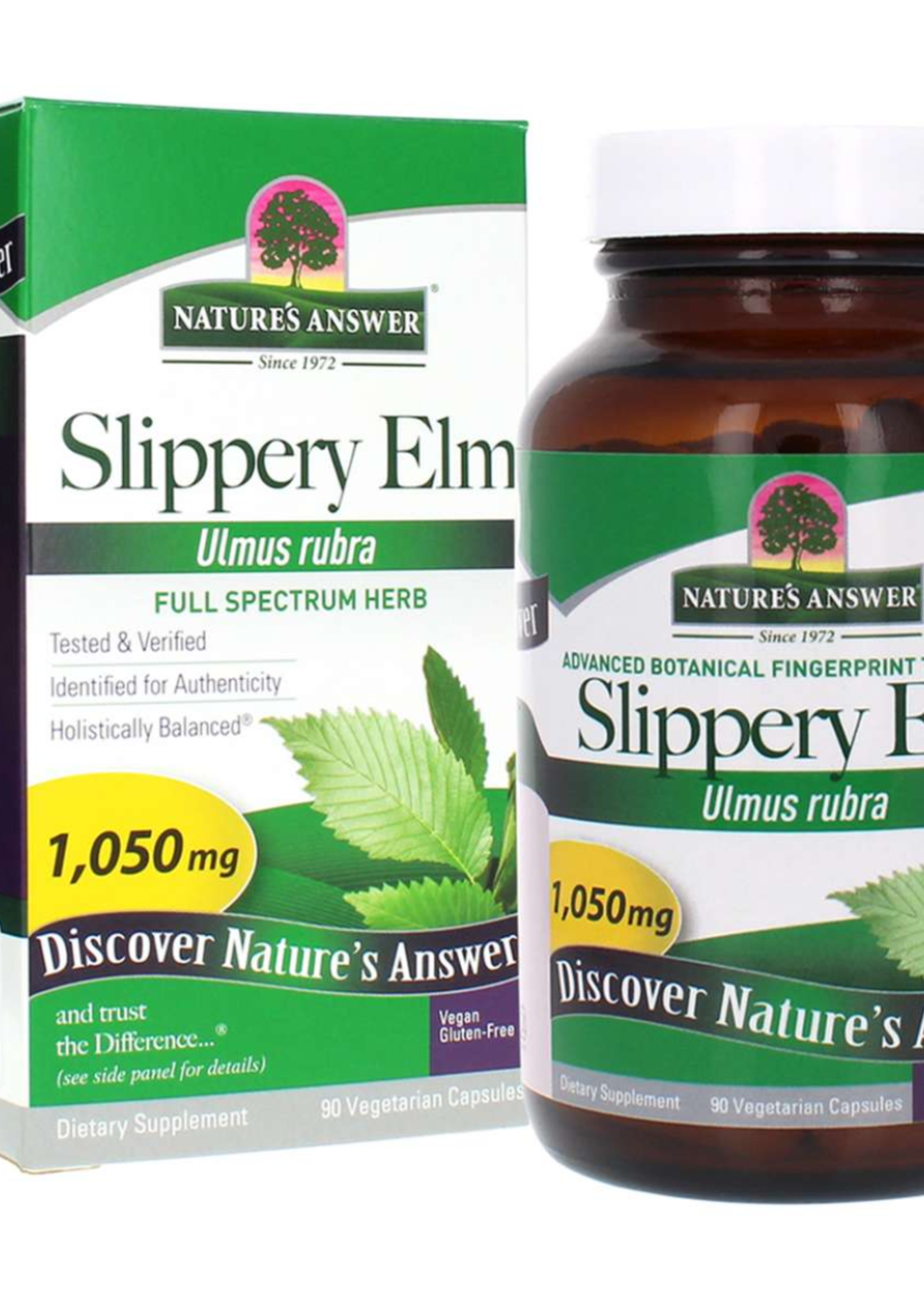 NATURES ANSWER NA Slippery Elm Bark 90caps