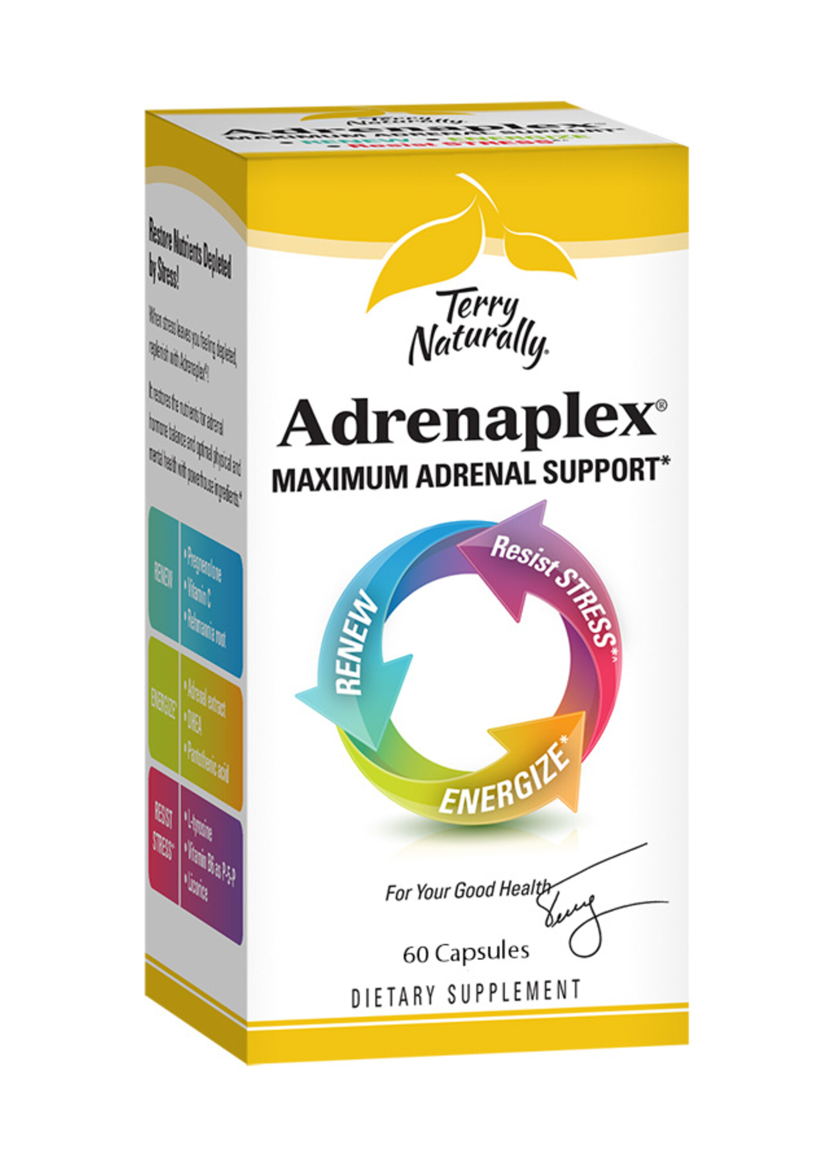 TERRY NATURALLY TN Adrenaplex 60 c
