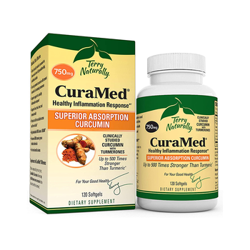 TERRY NATURALLY Curamed 750 mg Superior Absorption Curcumin 120 Softgels