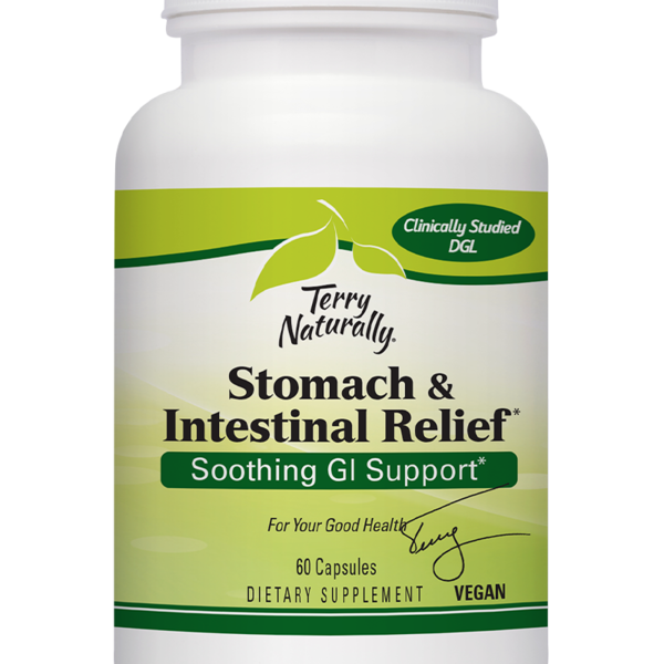 TERRY NATURALLY Advanced DGL 60 Capsules (Now Known As Stomach & Intestinal Relief)