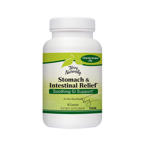 TERRY NATURALLY Advanced DGL 60 Capsules (Now Known As Stomach & Intestinal Relief)