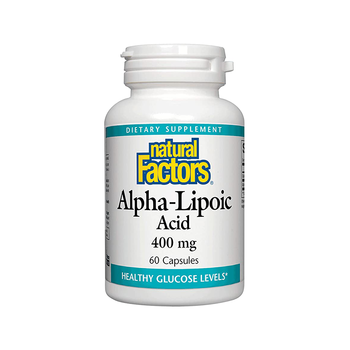 NATURAL FACTORS Alpha Lipoic Acid 400mg 60 Capsules