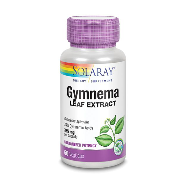 SOLARAY Gymnema Leaf Extract 385 mg 75% 60 VegCaps