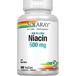 SOLARAY NIACIN NO FLUSH 500 MG 100 VEG CAPS