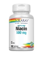 SOLARAY NIACIN NO FLUSH 500 MG 100 VEG CAPS