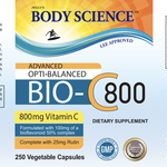 Body Science Advanced Bio-C 800mg (250 capsules)