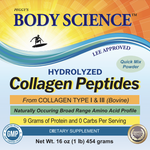 Body Science Collagen Peptides Quick Mix Powder (1 lb)